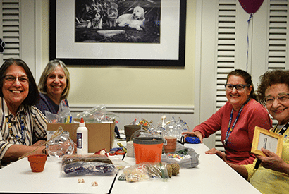 group of ladies smiling