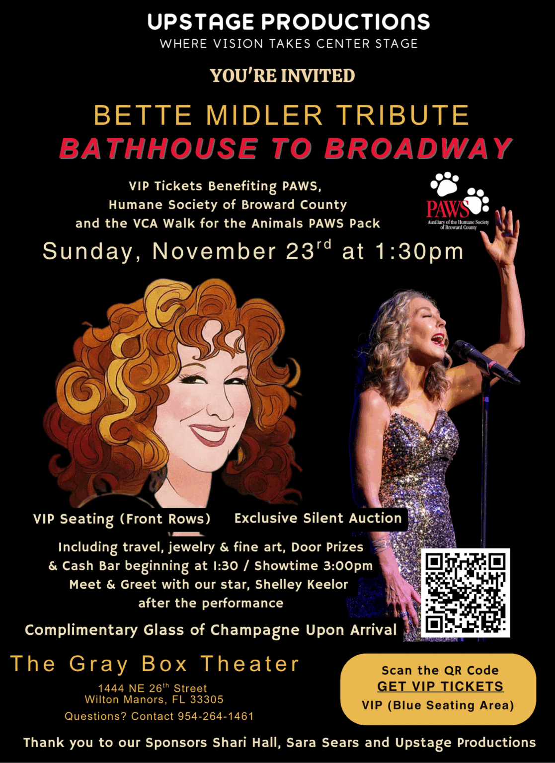 Bette Midler Tribute. Bathhouse to Broadway! - Humane Society of